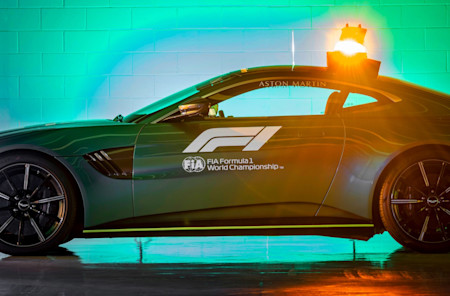 The Vantage and DBX align with the Aston Martin Cognizant Formula One™ Team's AMR21 livery