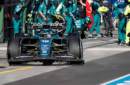 Quick thinking under the early Safety Car allowed Lance to pit twice and run long on the favoured Hards