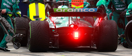 Committing to the Intermediate tyre early was a bold and correct call by the team