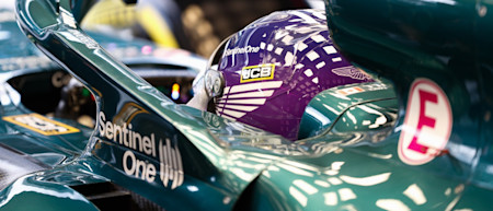 Lance gets ready to take to the BWT Austrian Grand Prix circuit