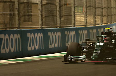 Sebastian was forced to retire late on in the race
