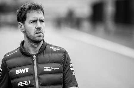 Sebastian Vettel at Interlagos