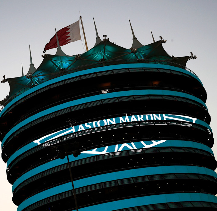 Aston Martin logo Bahrain