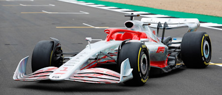 Looking forward: The 2022 Formula One car is revealed at the British Grand Prix 