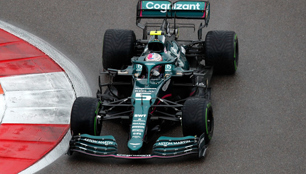 Sebastian Vettel, 2021 Russian Grand Prix