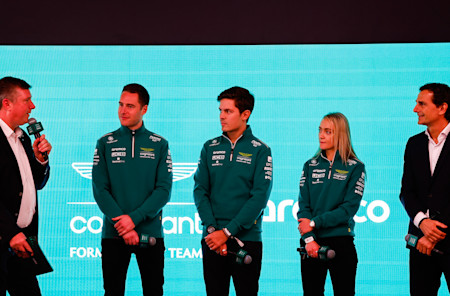 Alongside Lance Stroll and Fernando Alonso, our full AMF1 driver squad, including Stoffel Vandoorne, Felipe Drugovich, Jessica Hawkins and Pedro de la Rosa, were in attendance.