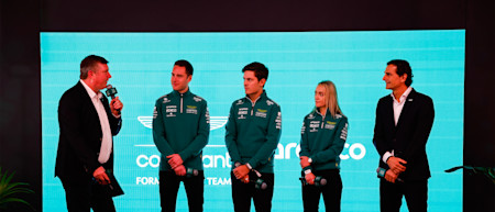 Alongside Lance Stroll and Fernando Alonso, our full AMF1 driver squad, including Stoffel Vandoorne, Felipe Drugovich, Jessica Hawkins and Pedro de la Rosa, were in attendance.