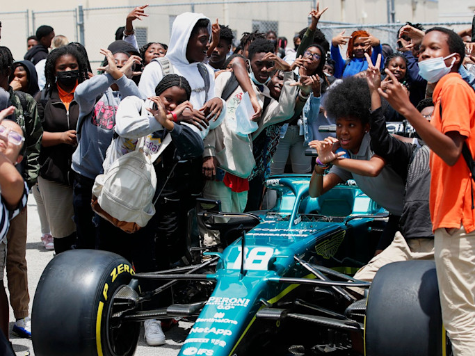 Sebastian's school visit