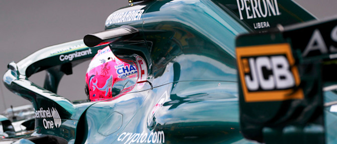 Sebastian leaves the pitlane for qualifying in Turkey