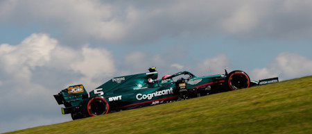 Sebastian practices on the Soft tyres on Friday in Austin