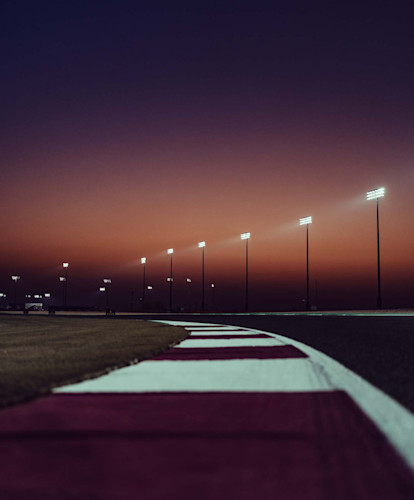 Losail under floodlights 