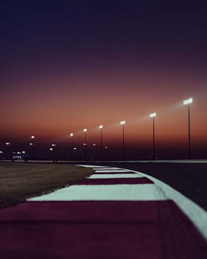Losail under floodlights 