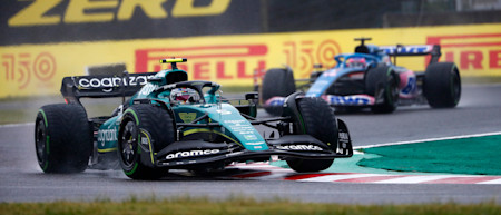 Sebastian found himself battling with Fernando Alonso over sixth for much of the race, and beat him by just 11 thousandths of a second.