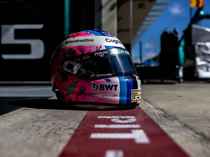 Sebastian's Turkish Grand Prix helmet