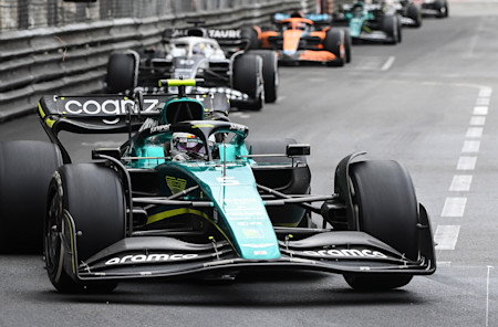 Sebastian keeps Pierre Gasly and Daniel Ricciardo at bay