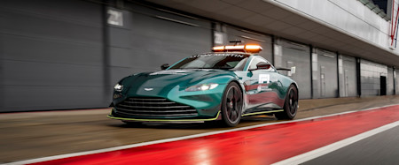 The new Aston Martin Vantage Safety Car