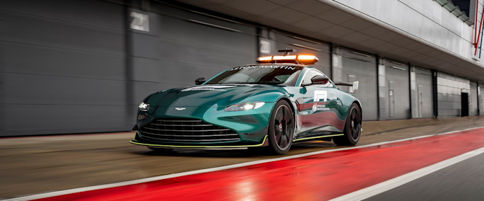 The new Aston Martin Vantage Safety Car