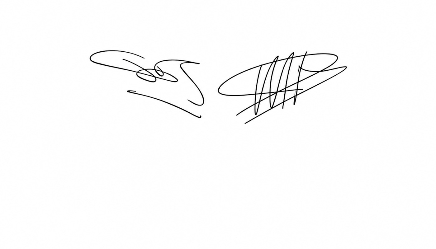 Jenson Pedro signature
