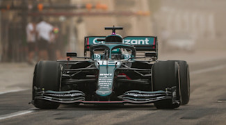 Lance Stroll 2021 Bahrain pre-season test 