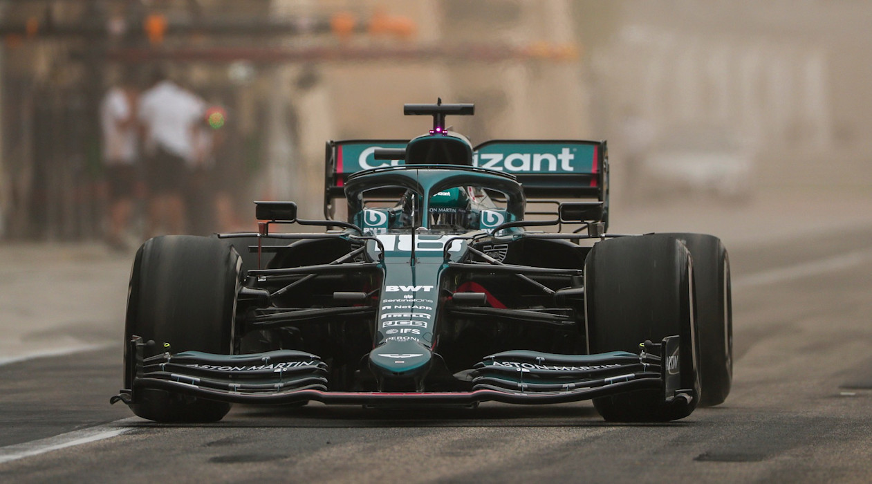 Lance Stroll 2021 Bahrain pre-season test 