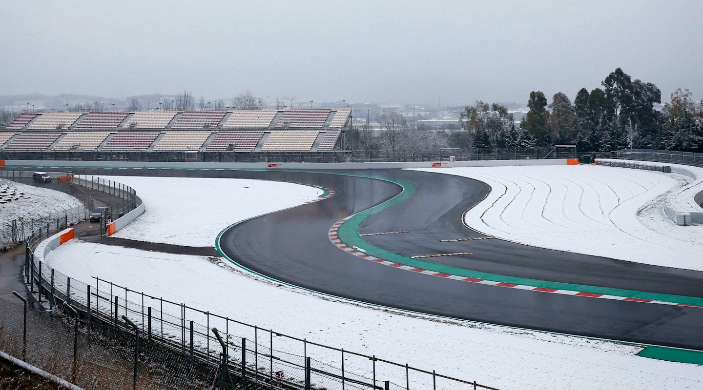 Snow in Barcelona