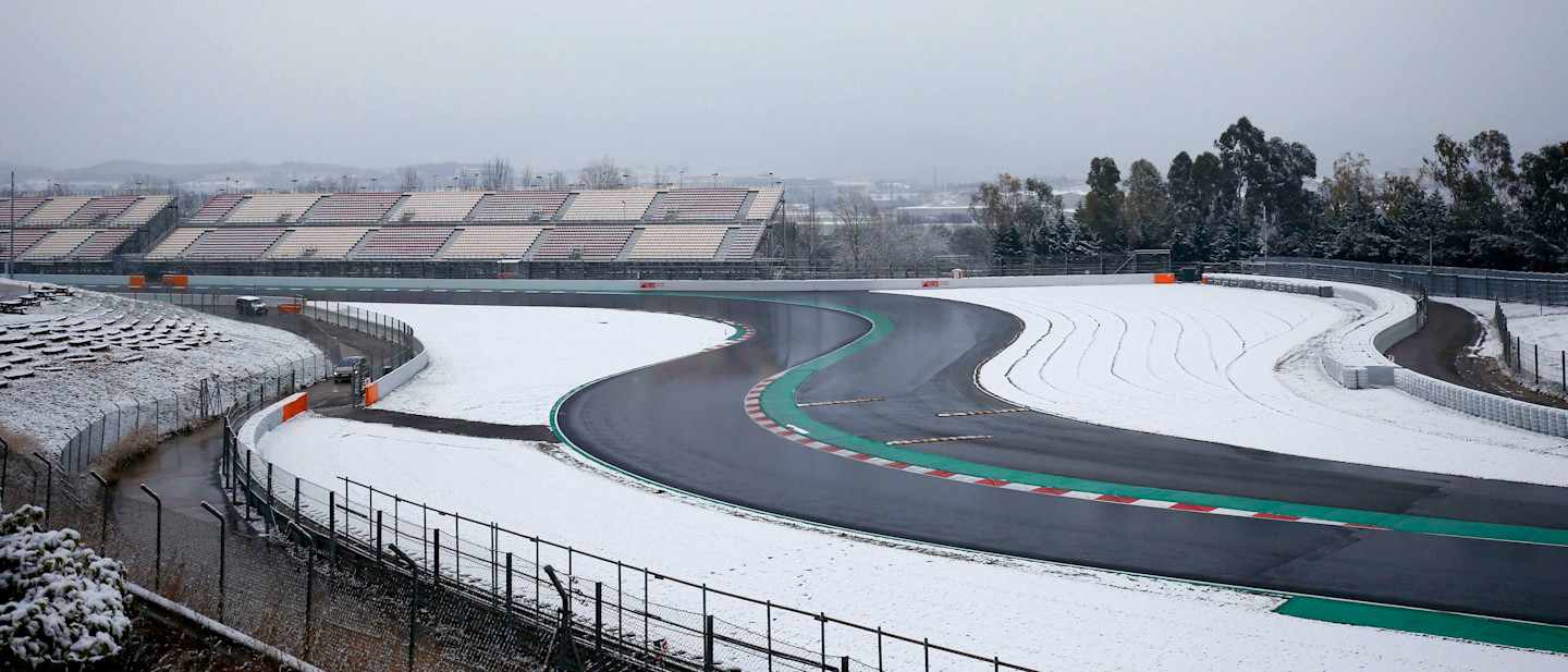 Snow in Barcelona