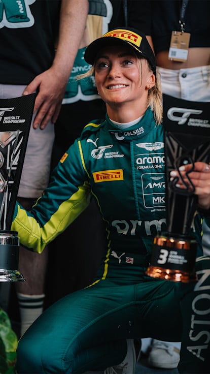 Jess GT4 win portrait