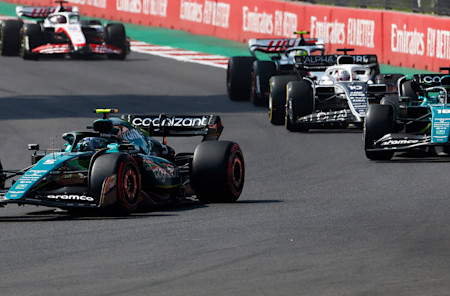 Both Sebastian and Lance had successful starts once again, with Lance making up five positions in the first sequence of corners.