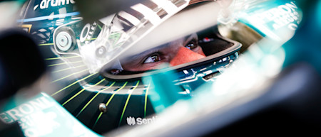 Lance ready to head to the track in Free Practice One