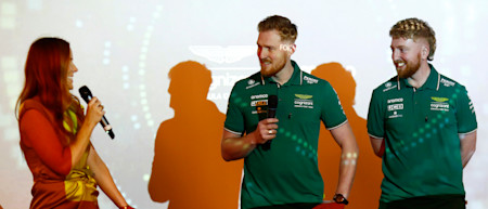 Toni Cowan-Brown, aka @F1Toni, flew in from San Francisco to host. She was joined by AMF1 team members who spoke at the I / AM Event and spent time with fans.