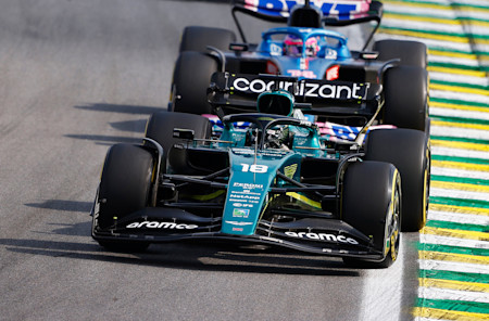 Lance made steady progress in the early stages, but started to work his way up the order in the race.