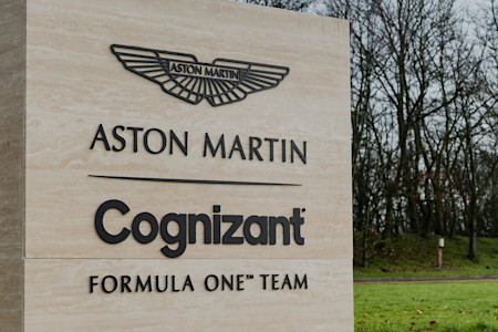 Aston Martin Cognizant Formula One™ Team sign