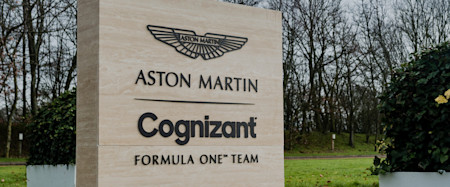 Aston Martin Cognizant Formula One™ Team sign