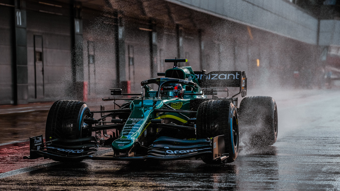 Felipe Drugovich just drove an F1 car for the first time - Aston Martin ...