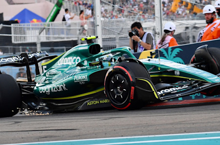 Sebastian explores the limit of the Miami circuit in practice