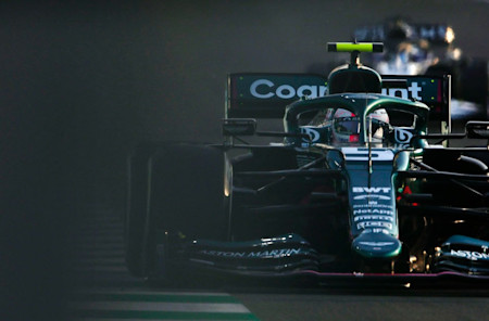 Sebastian carved his way into the top 10 early in the race