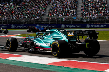 Lance climbed his way up the order early in the Mexican Grand Prix