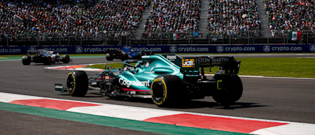 Lance climbed his way up the order early in the Mexican Grand Prix