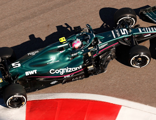 Sebastian Vettel, 2021 Russian Grand Prix