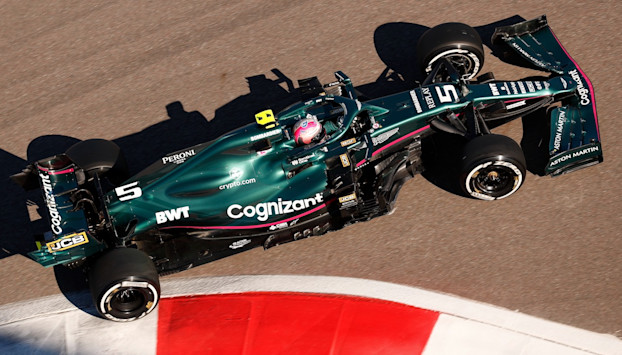 Sebastian Vettel, 2021 Russian Grand Prix