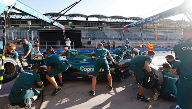 Pitstop practice, Hungary 