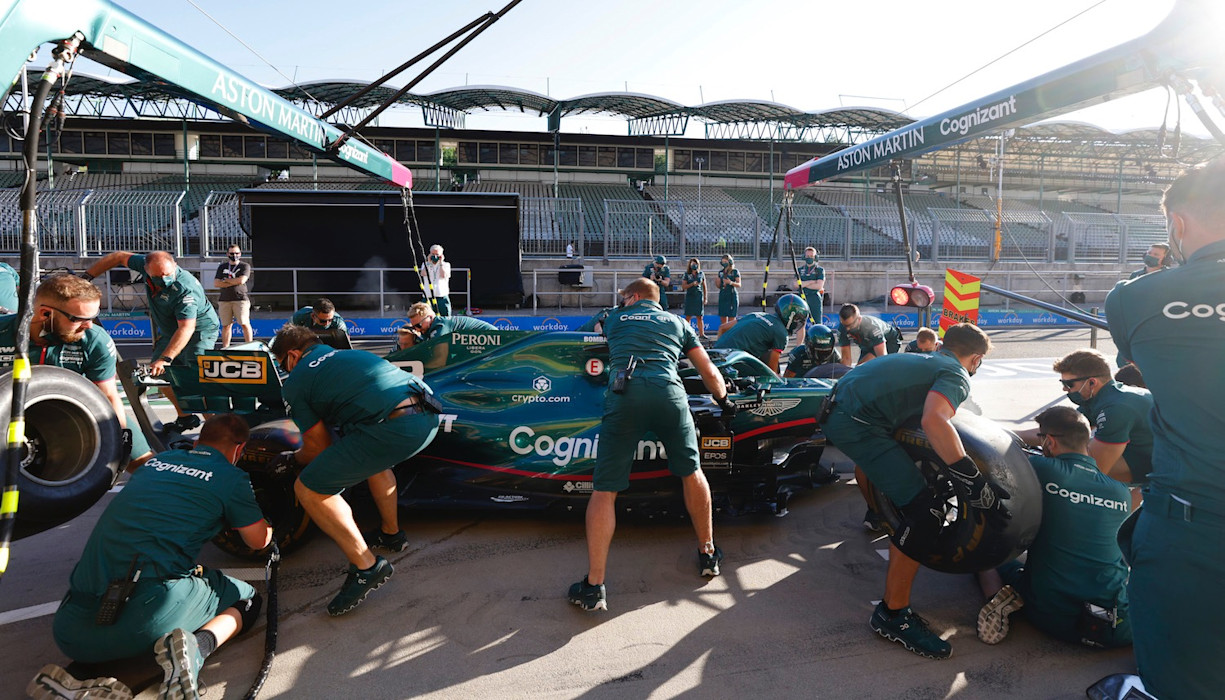 Pitstop practice, Hungary 