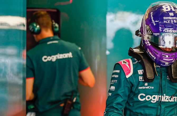 Lance gets into the zone ahead of the Grand Prix