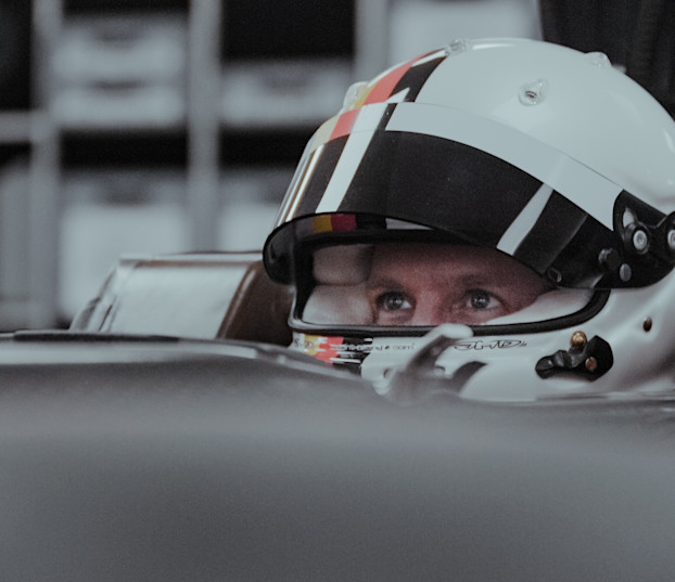 Man of the hour: Sebastian undergoes his seat fitting