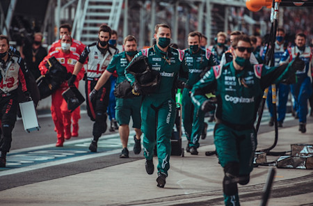 Getting ready to race