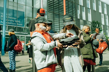 A very special pitstop on the tour. We brought patients and staff at the Manchester Chiledren's Hospital closer to F1 than ever before.