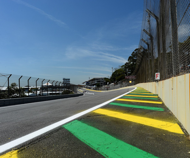 The banked final corner