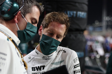 Data download: Sebastian gets ready for the race