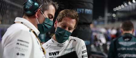 Data download: Sebastian gets ready for the race