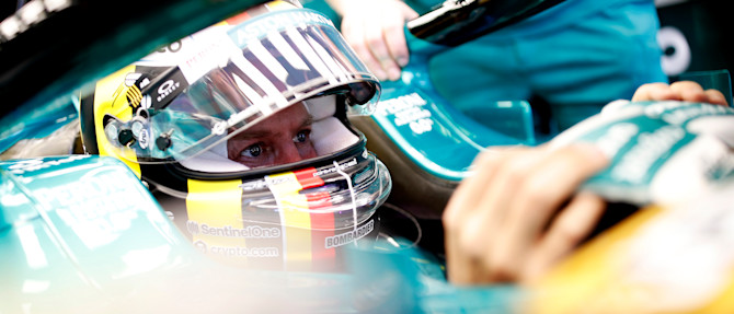 Sebastian was focused on the task at hand ahead of qualifying.